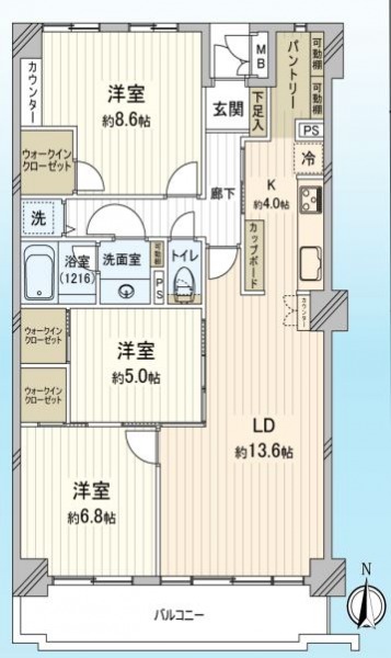 【間取り:3LDK】