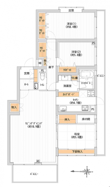 【間取り:3LDK】