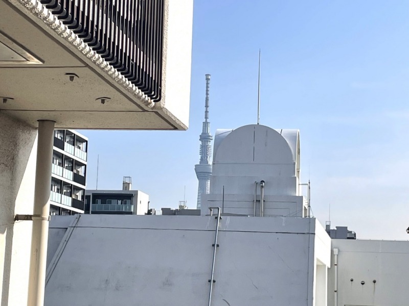 【住戸からの眺望】東側は、スカイツリーが望めます。
