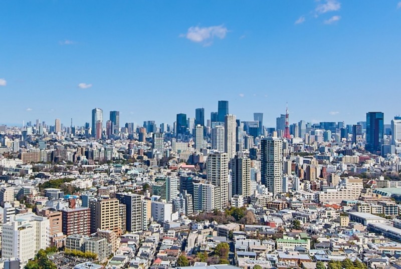 【住戸からの眺望】東京タワーを始めとした、あらゆるランドマークを望むことができます。空も広大な都心を一望できる圧巻の眺望です。