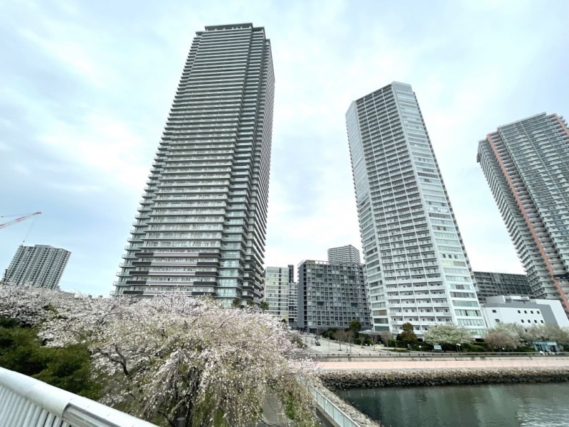 【外観】シティの快適とリゾートの快適を併せ持った住まいを実現することをテーマに建てられた、東雲を代表するツインタワーレジデンスです。開放感あふれるエントランスが出迎えてくれ、まるでリゾートホテルにいるかのような寛ぎのひと時を味わえます。2004年10月築、戸田建設施工、三菱地所施主RC造地下2階付地上54階建、全体総戸数1149戸のEASTとWESTの2棟の高層タワーで構成されたビッグコミュニティです。地震エネルギーを吸収し振動を抑え、建物の揺れを小さくする制震構造で安心してお住まい頂けます。管理会社には三菱地所コミュニティが入っており、コンシェルジュサービス付きで、常勤での管理体制で毎日の住まいをサポートしてくれます。ビックコミュニティならではの充実の共用施設をご利用頂けます。（フロントサービス、ゲストルーム、ゴルフレンジ、フィットネスルーム、キッズルーム、ラウンジ、パーティールーム、ウェルカムサロン等々）