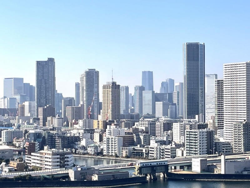 【住戸からの眺望】東京タワーや麻布台ヒルズ方面も遠望できます。