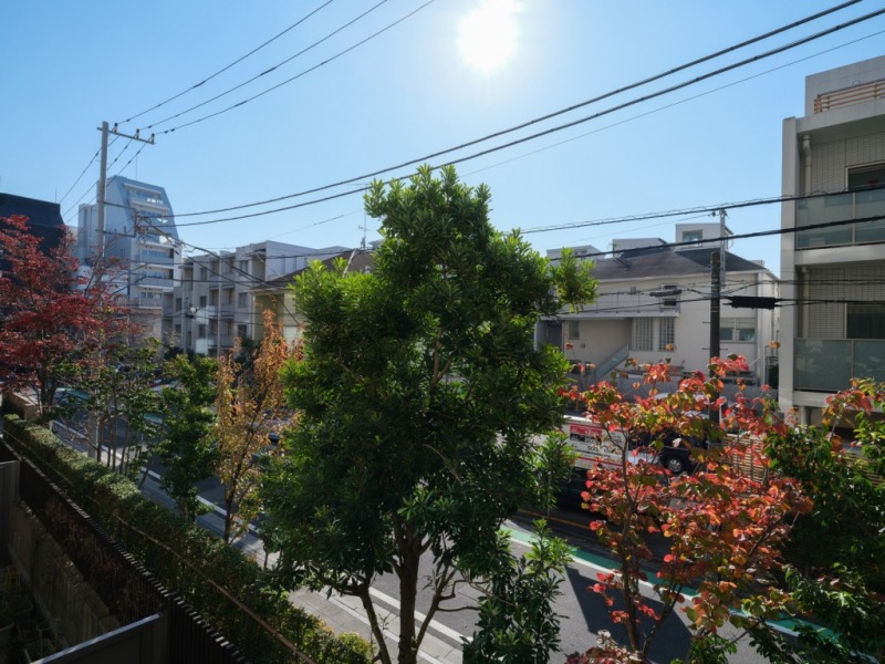【住戸からの眺望】緑豊かな癒される眺望です。外部からの視線も感じにくく、プライベート空間で至福のひとときを満喫できます。