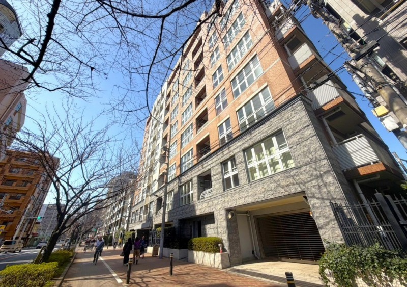 【外観】ブラウン×ホワイトタイルの配色に格子窓で、瀟洒な上質さと重厚感を兼ね備えた外観です。2002年2月築、住友不動産施工・旧分譲の地下1階地上9階建、総戸数46戸のレジデンス。桜並木も身近に感じられる、静穏と緑に包まれたロケーションです。西武池袋線「桜台」駅に近く、ターミナル駅の「練馬」駅も徒歩圏です。都心主要エリアへダイレクトアクセスが可能で、「練馬車庫前」バス停が近く、「池袋」駅・「新宿」駅などの主要駅にもバス移動ができ交通手段の選択肢が広がります。駅周辺にはスーパーやドラッグストア、飲食店が揃い、日々の買い物に便利です。公園や区立小・中学校も徒歩10分圏内にあり、子育て世帯にも安心の住環境です。