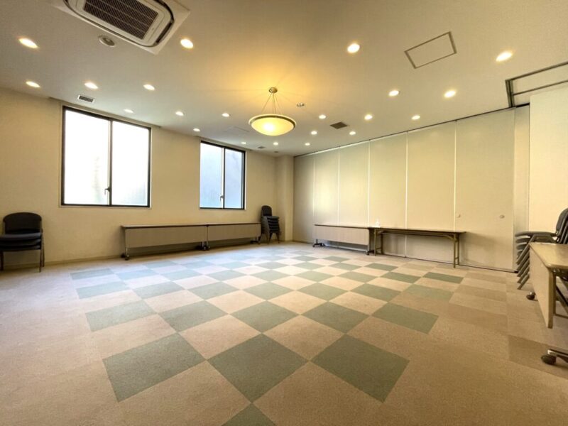 【集会室】広々とした集会室です。