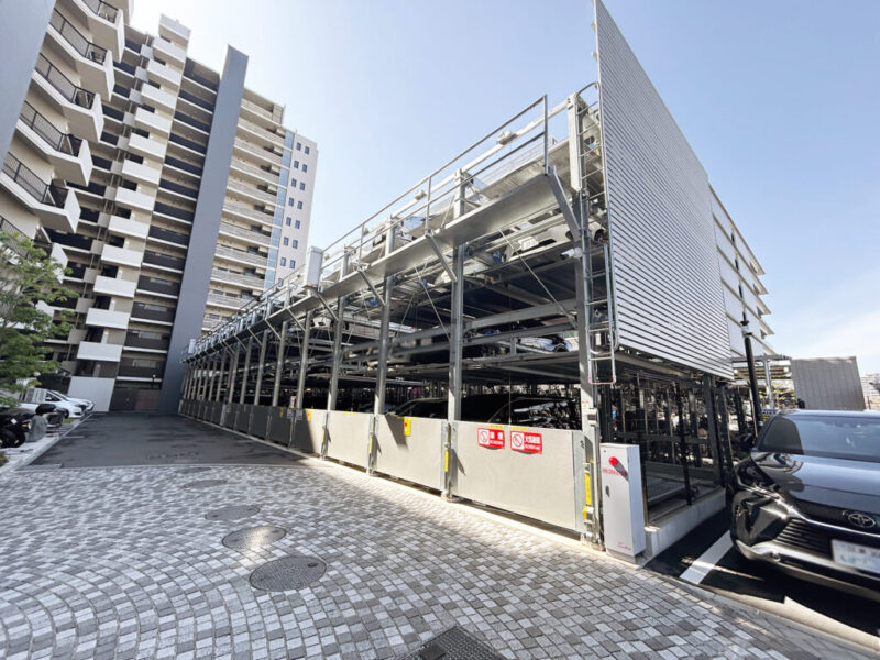 【駐車場】敷地内にある機械式駐車場です。